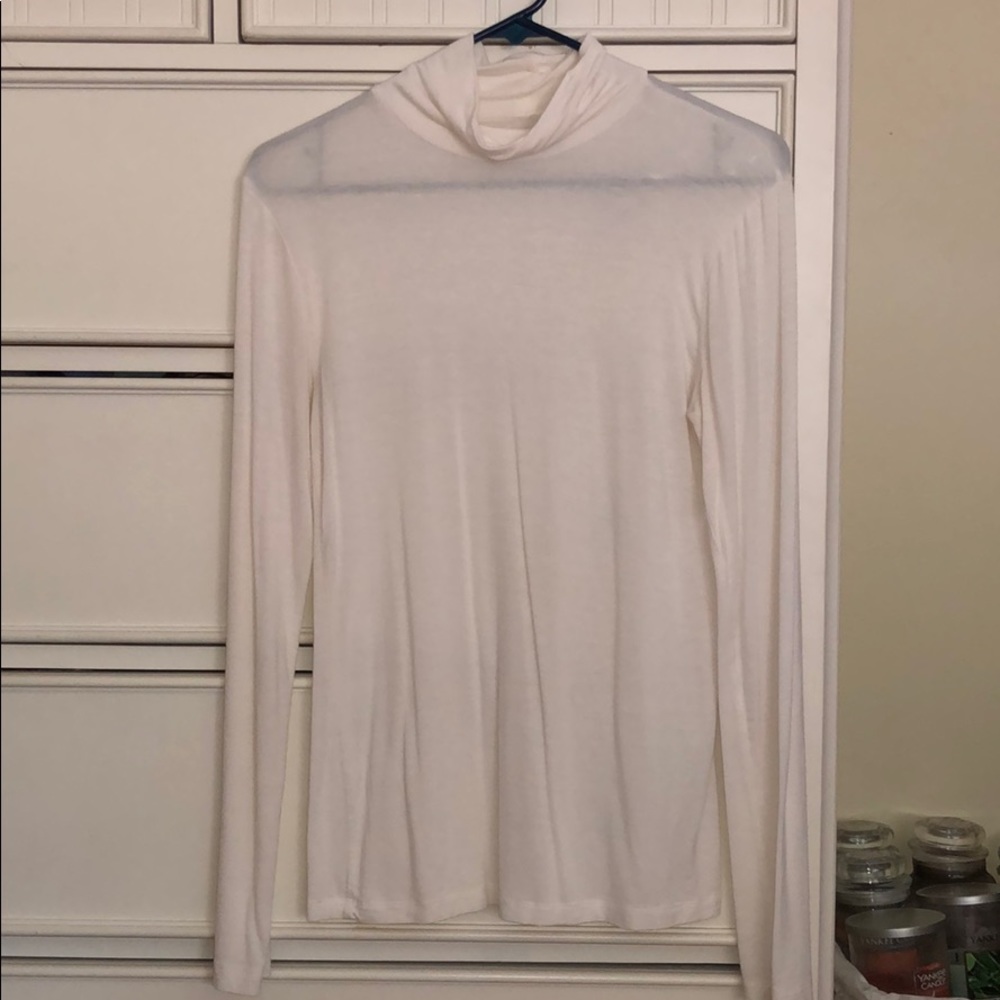 Abercrombie and Fitch mock neck super soft tee